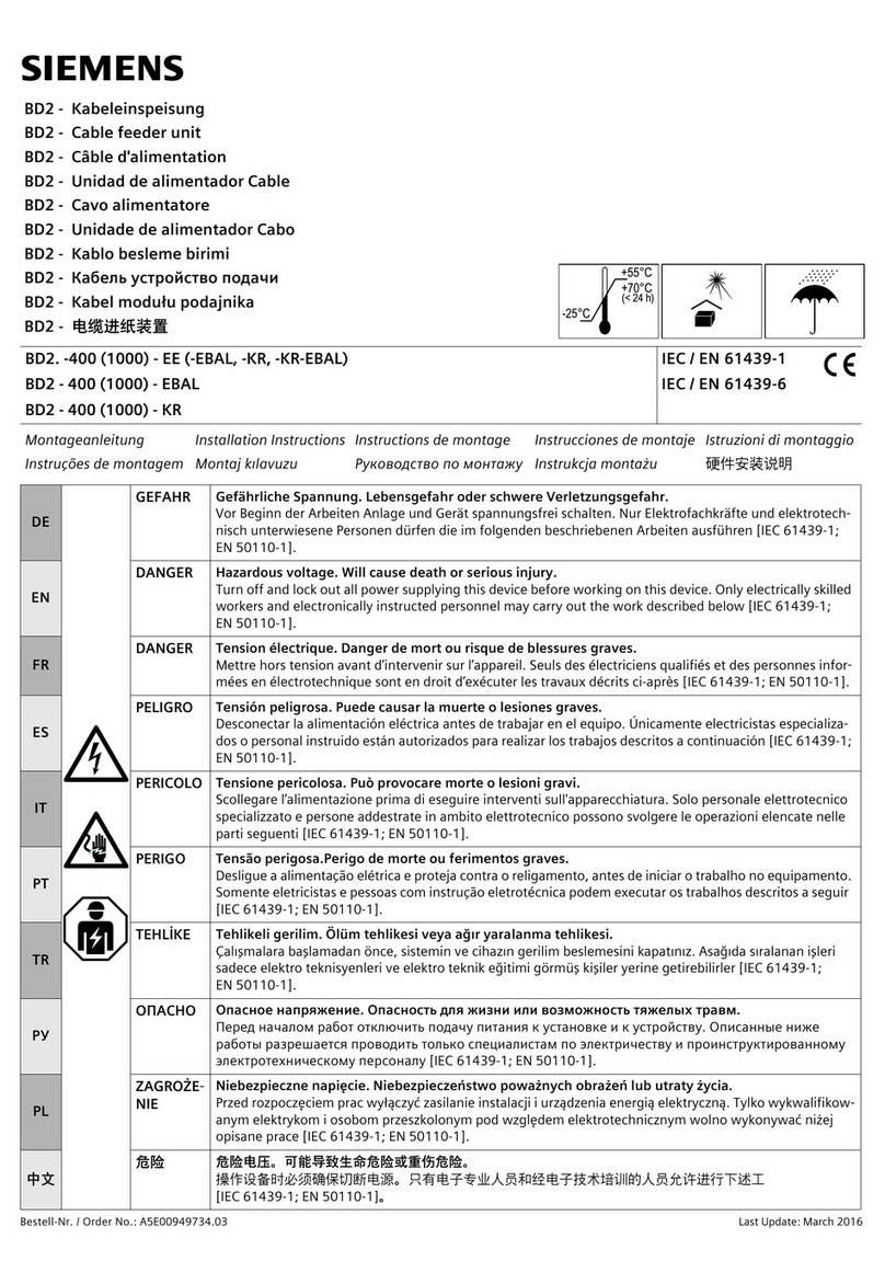 Siemens BD2 Manuale utente