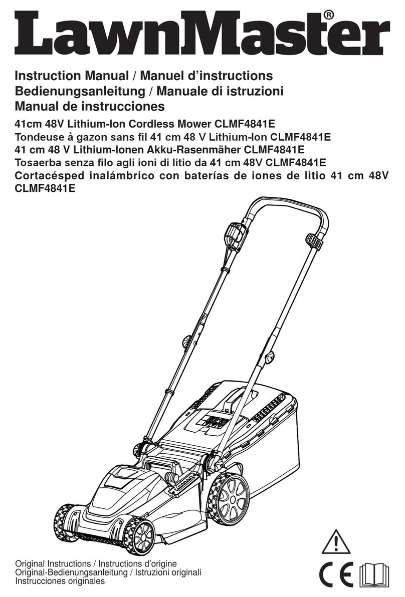 LawnMaster CLMF4841E Manuale utente LawnMaster CLMF4841E Manuale utente