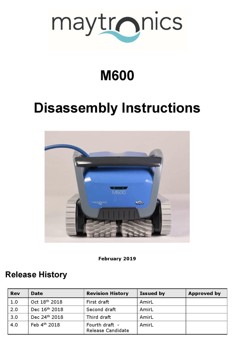 Maytronics Dolphin M600 Istruzioni per l'installazione Maytronics Dolphin M600 Istruzioni per l'installazione