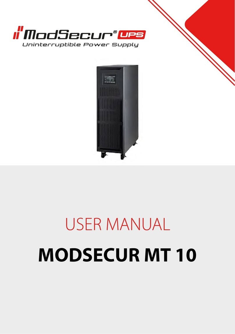 MAXIGLOBAL MODSECUR MT10 Manuale utente