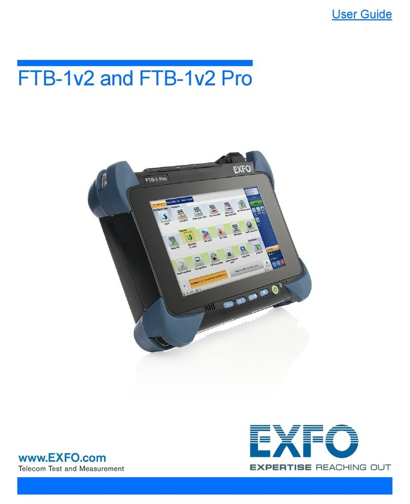 EXFO FTB-2 Pro Manuale utente EXFO FTB-2 Pro Manuale utente