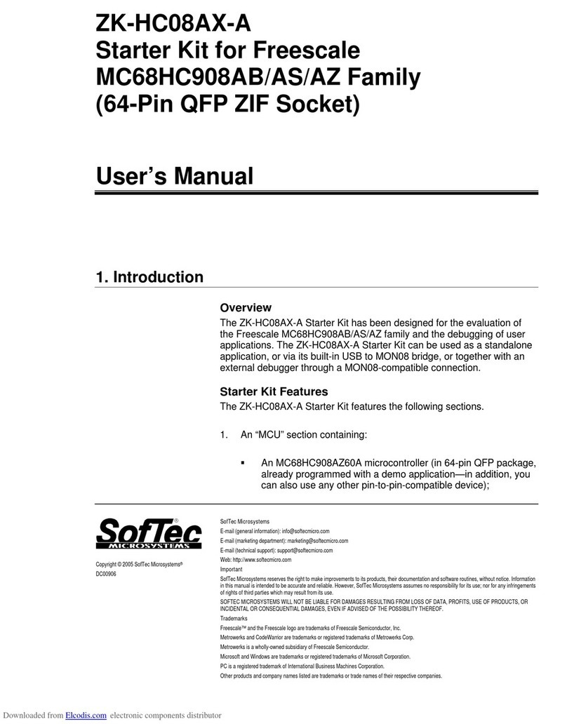 SofTec Microsystems ZK-HC08AX-A Manuale utente