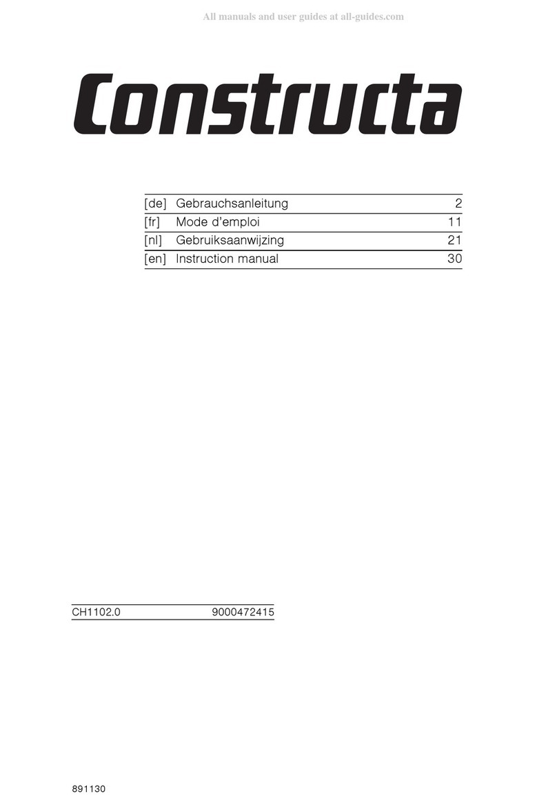 CONSTRUCTA CH1102.0 Manuale utente