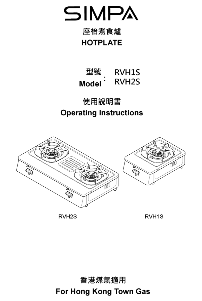 SIMPA RVH1S Manuale utente