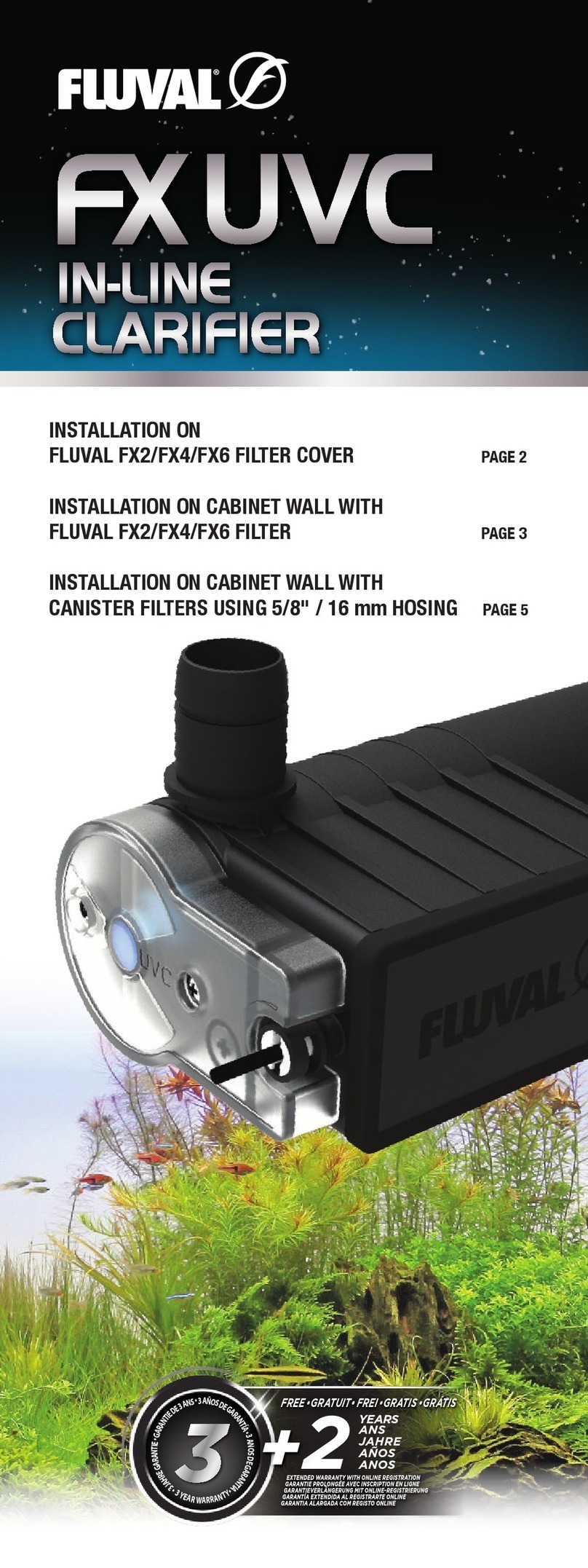 Fluval FX UVC Manuale utente