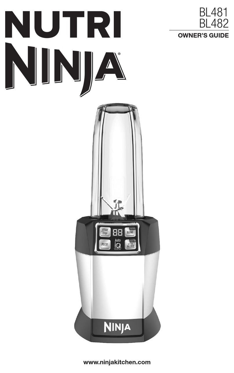 Nutri Ninja BL481 Manuale utente Nutri Ninja BL481 Manuale utente