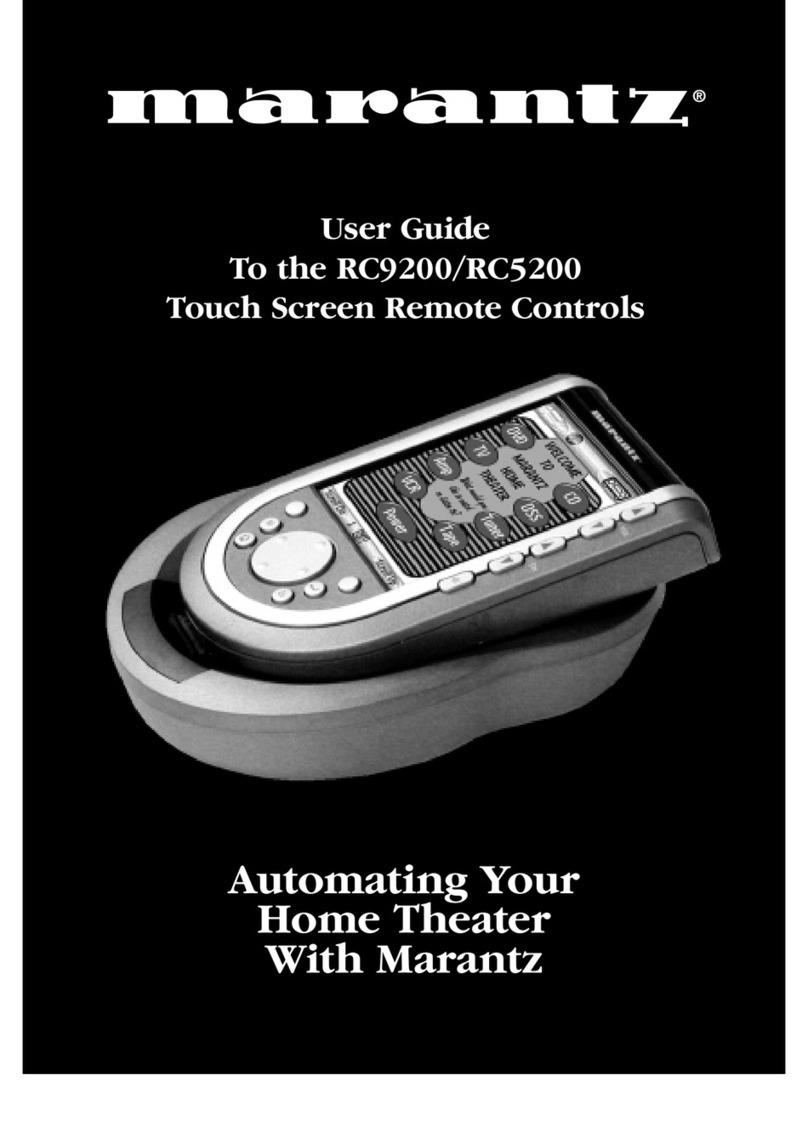 Marantz RC9200 Manuale utente
