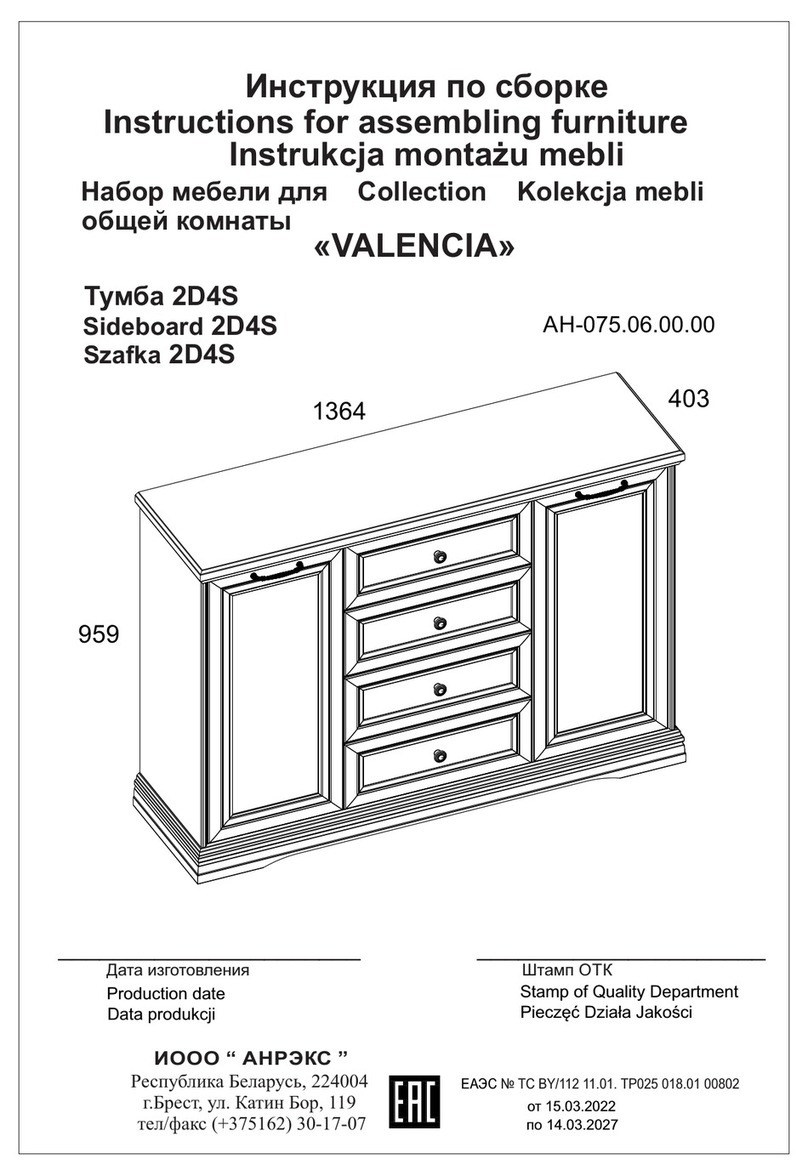 ANREX VALENCIA 2D4S Manuale utente