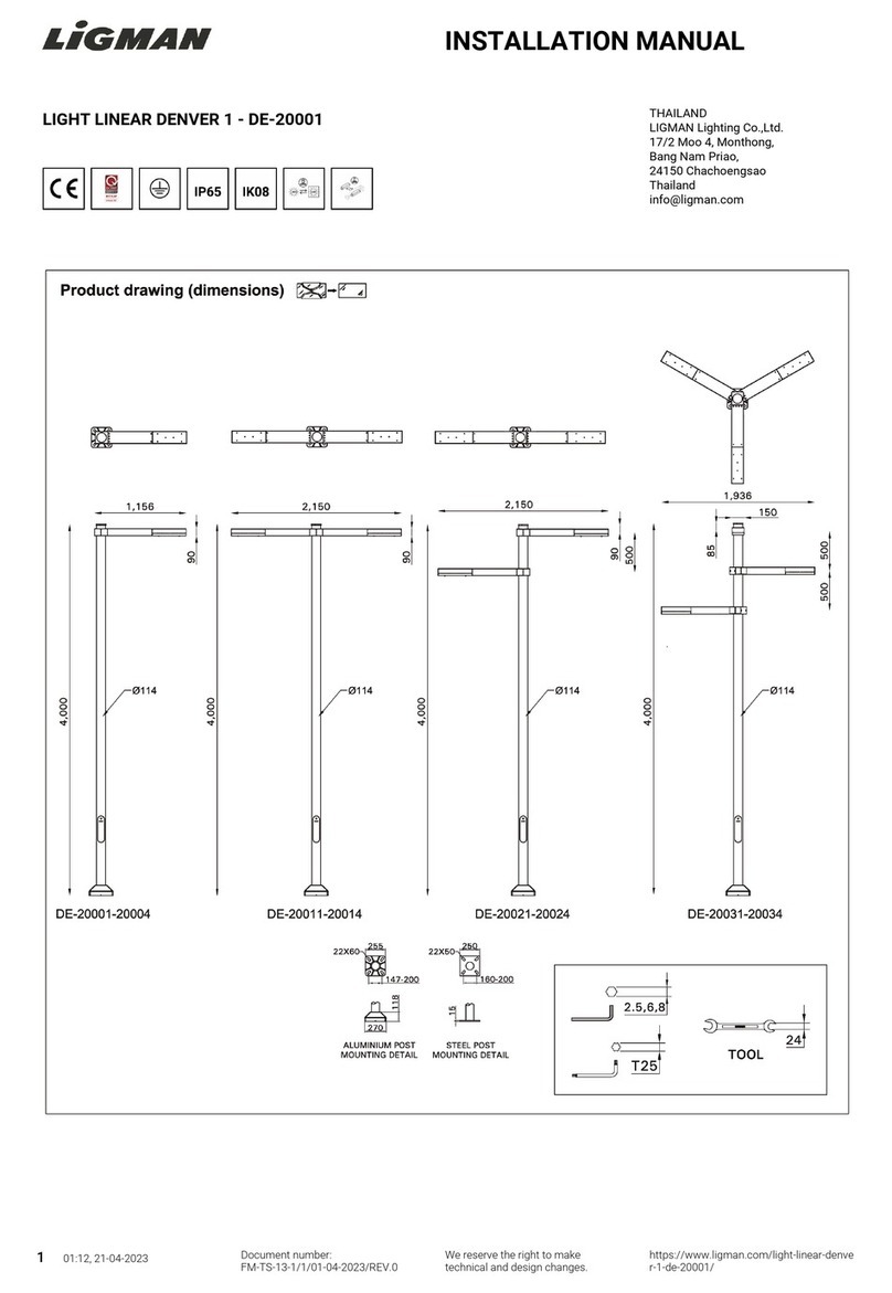 LIGMAN DE-20001 Manuale utente