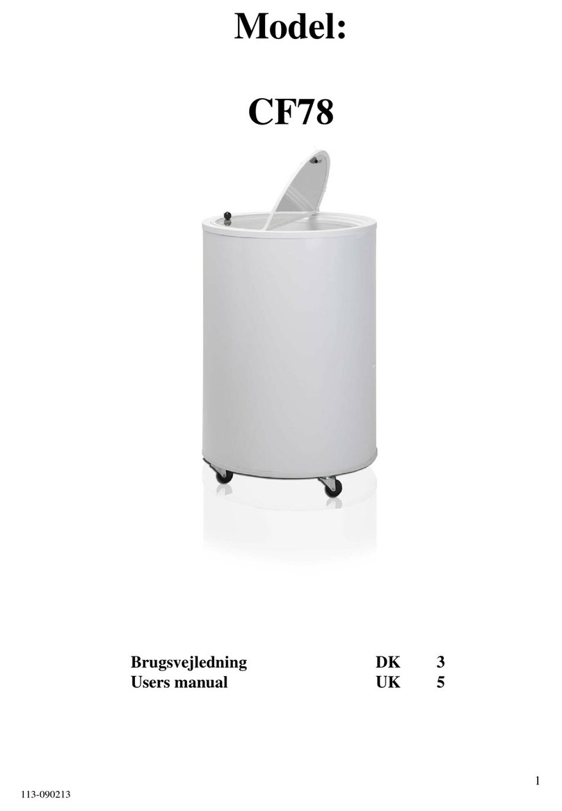Tefcold CF78 Manuale utente