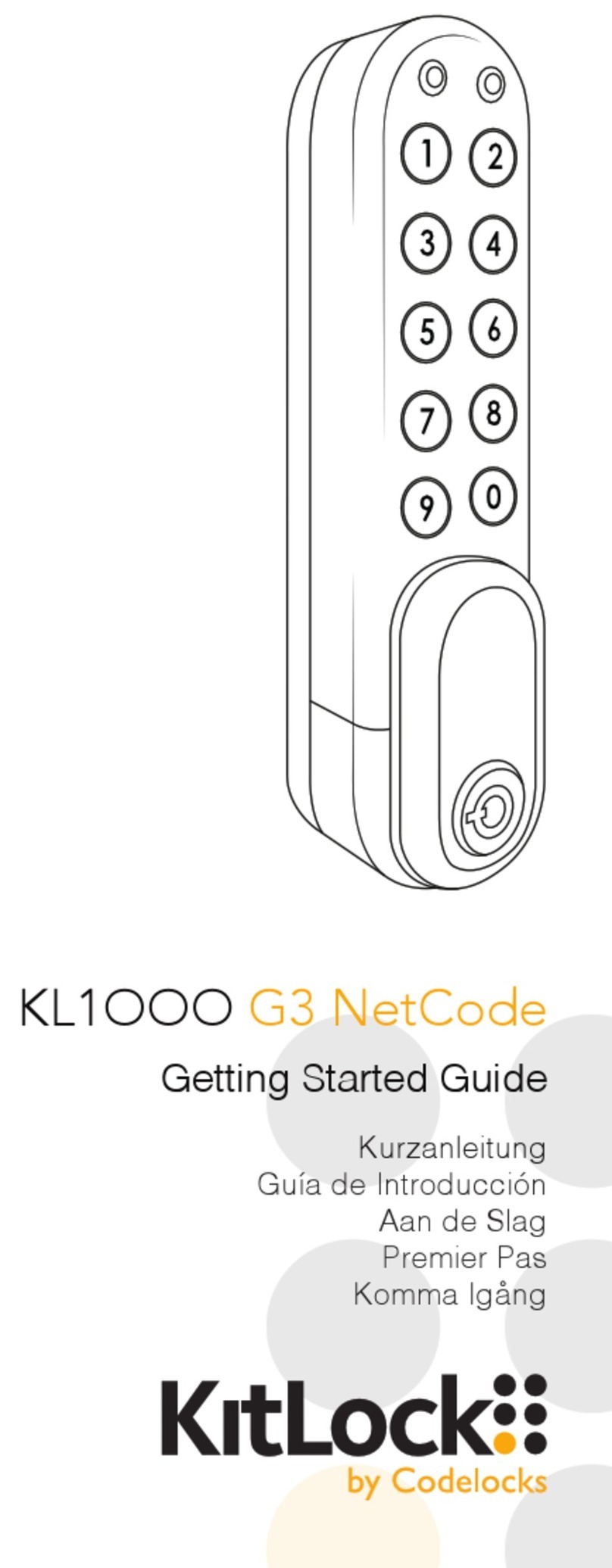 CODELOCKS KL1000 G3 NetCode Manuale utente