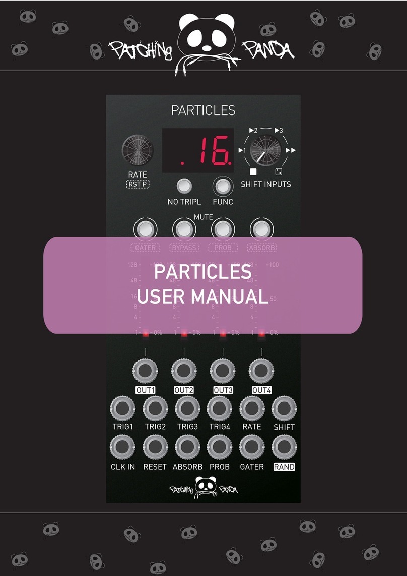 Patching Panda PARTICLES Manuale utente Patching Panda PARTICLES Manuale utente