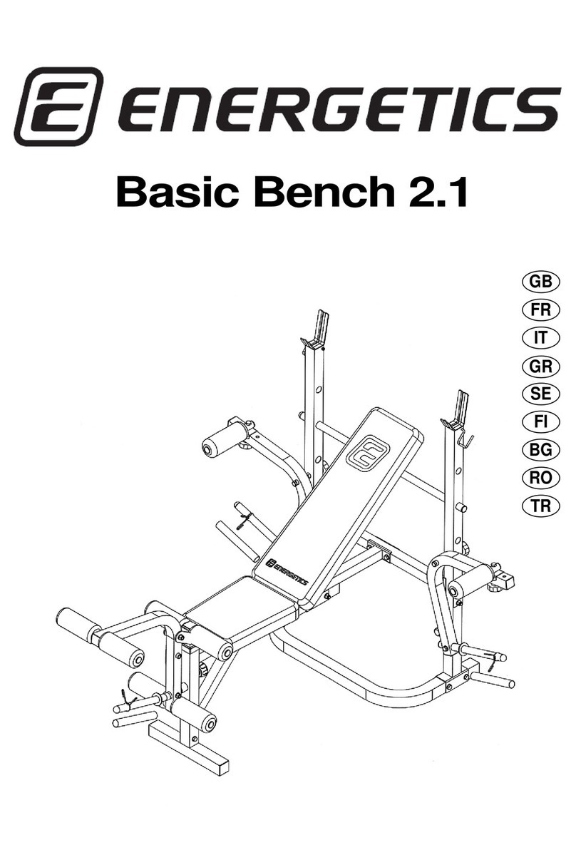 Energetics Basic Bench 2.1 Manuale utente