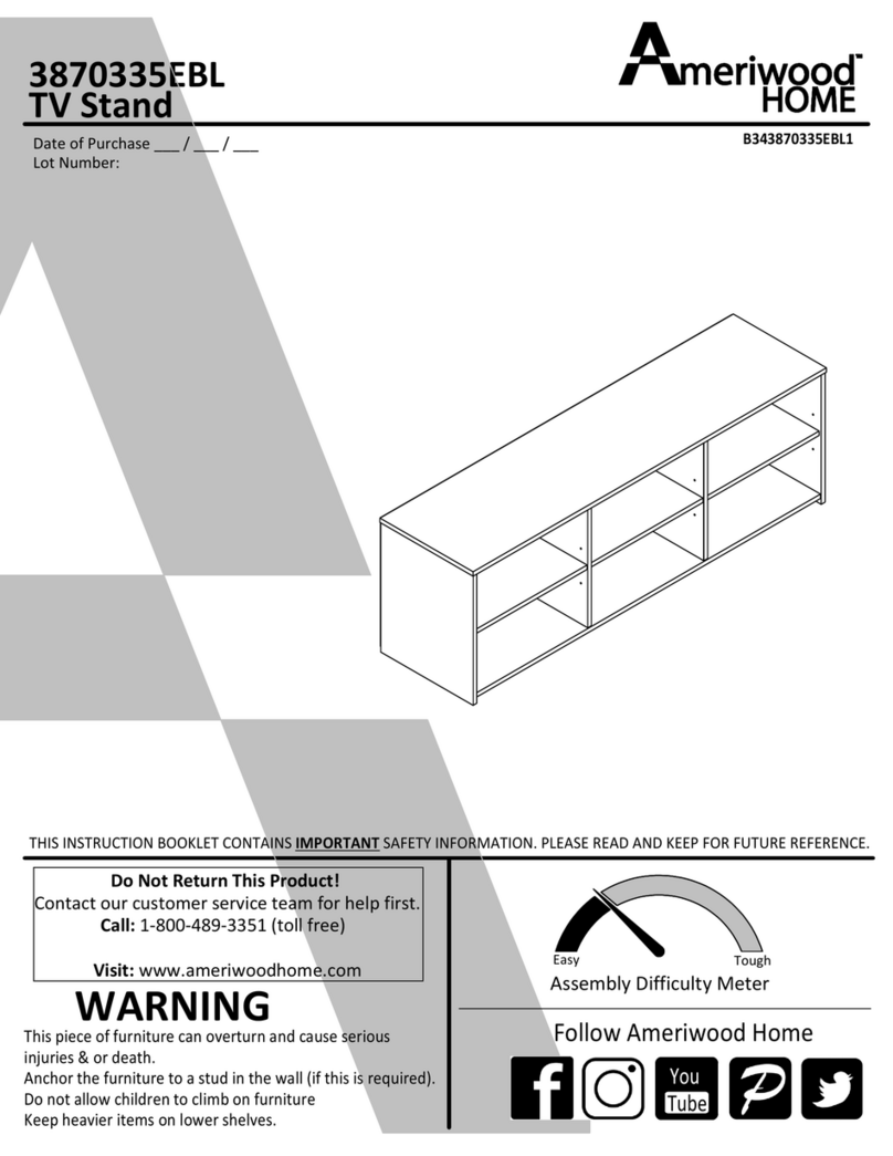 Ameriwood HOME 3870335EBL Manuale utente