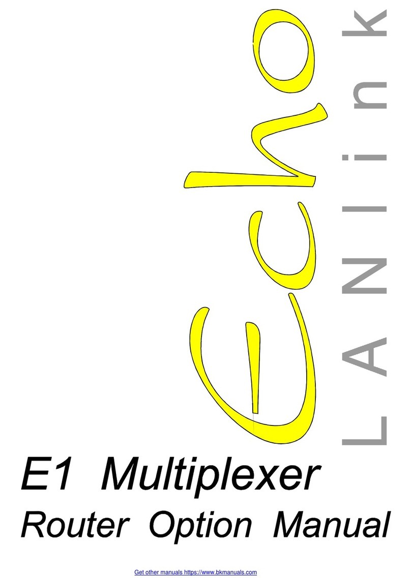 Eloquence Echo LANlink E1 Manuale utente Eloquence Echo LANlink E1 Manuale utente