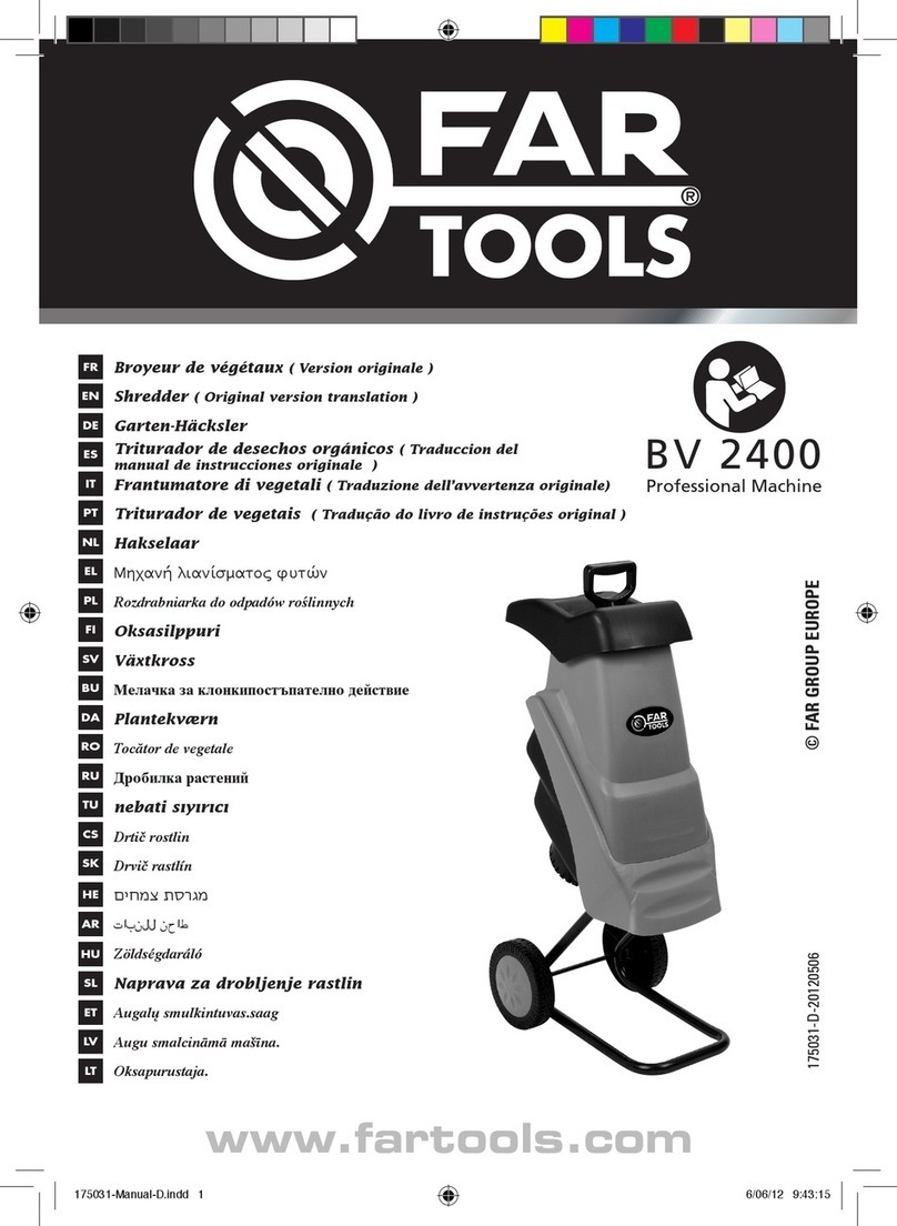 Far Tools BV 2400 Manuale utente