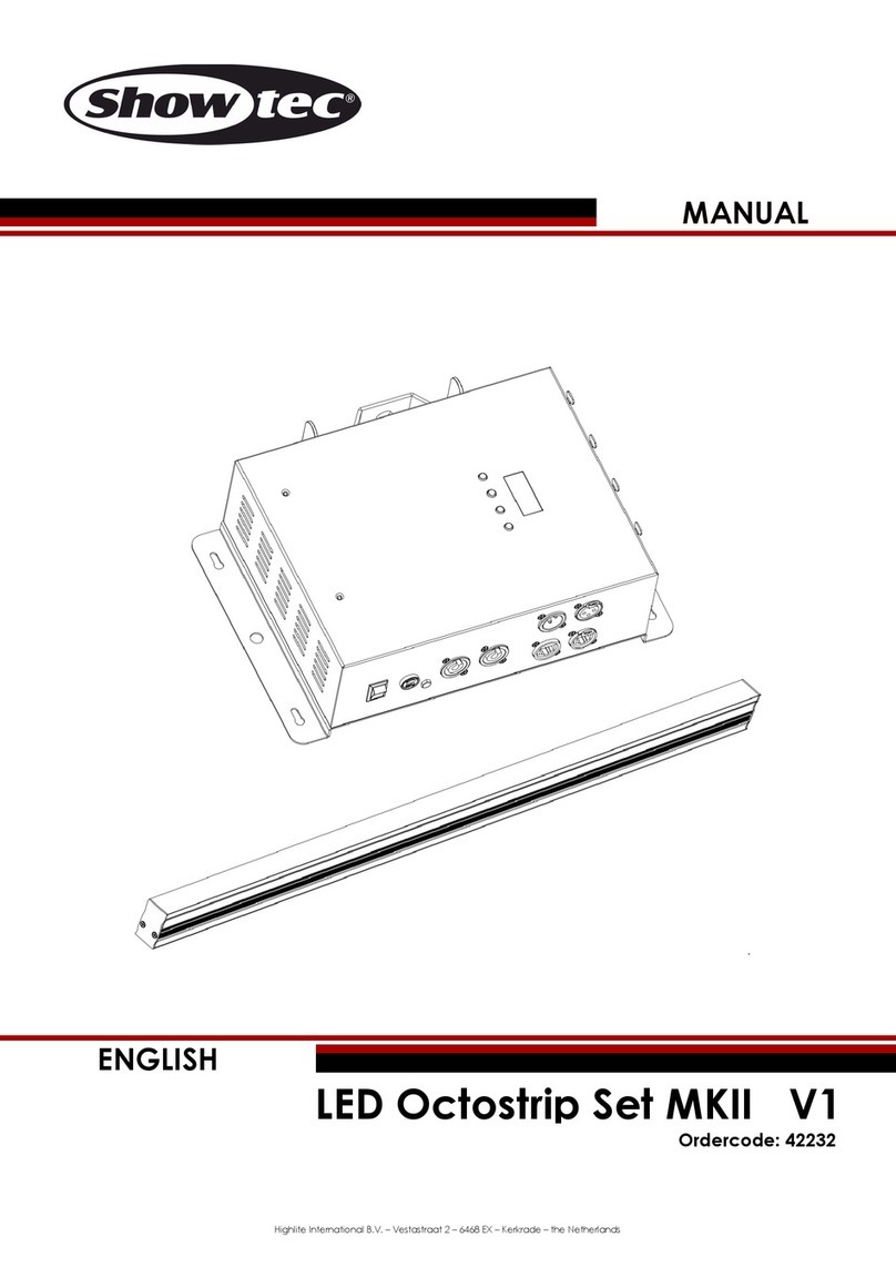 Show Tec LED Octostrip Set MKII V1 Manuale utente