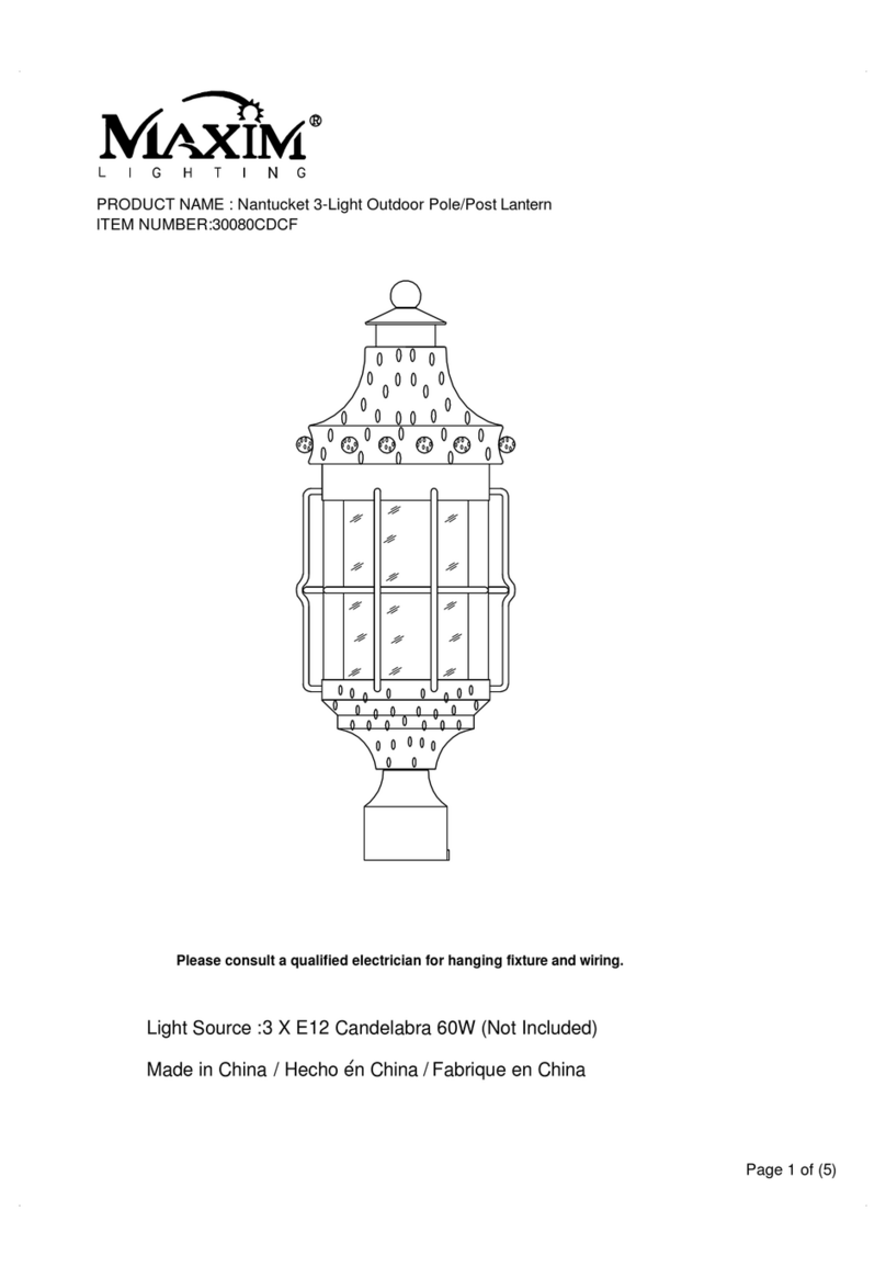 Maxim Lighting 30080CDCF Manuale utente