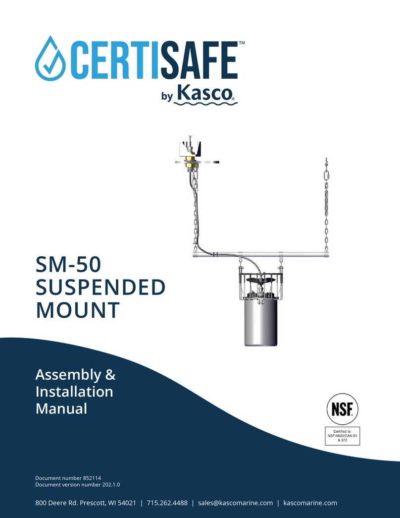 Kasco CERTISAFE SM-50 Manuale utente Kasco CERTISAFE SM-50 Manuale utente