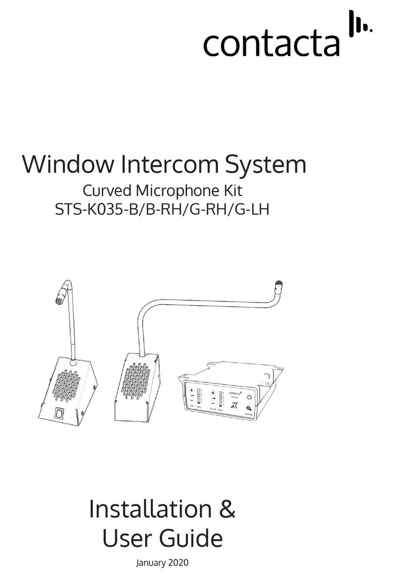 Contacta STS-K035-B Manuale operativo
