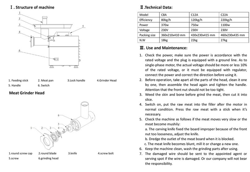 Adexa C8A Manuale utente