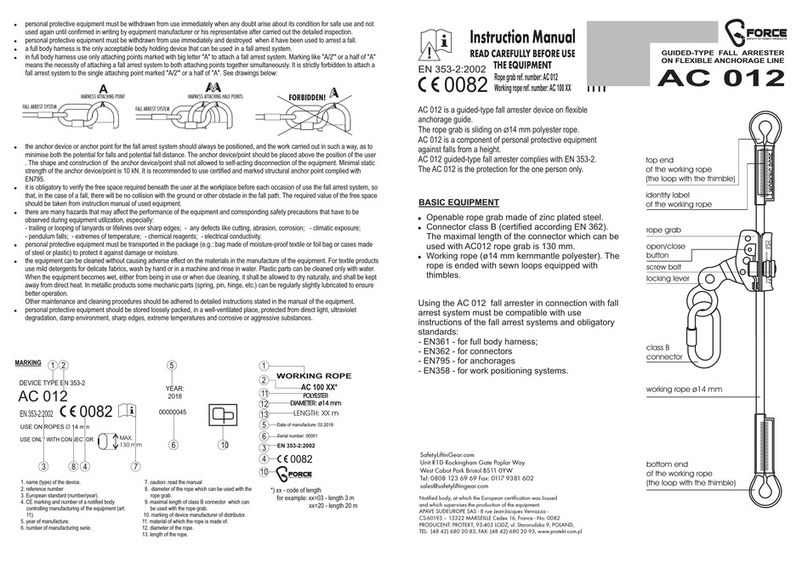 Force AC 012 Manuale utente