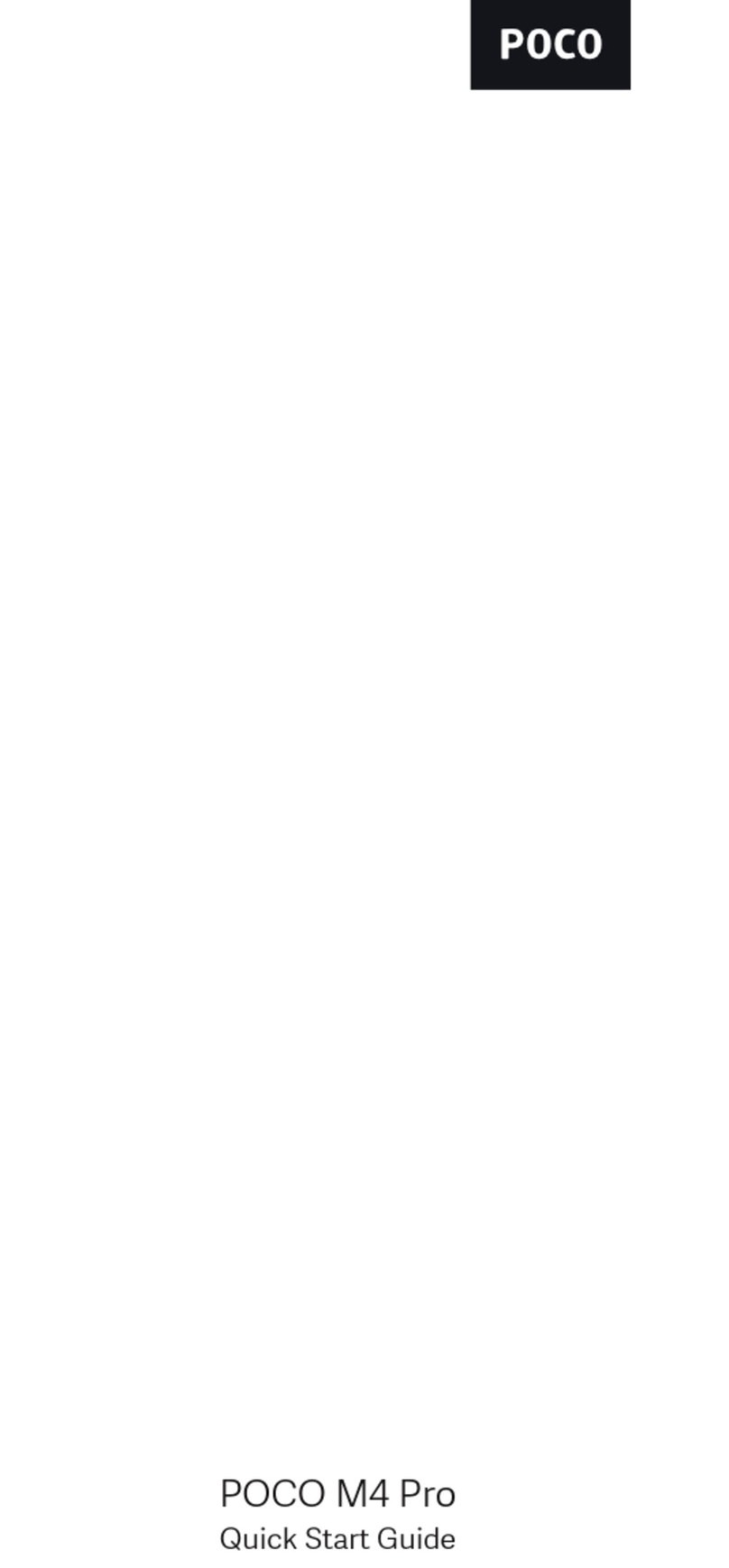 POCO M4 Pro Manuale utente