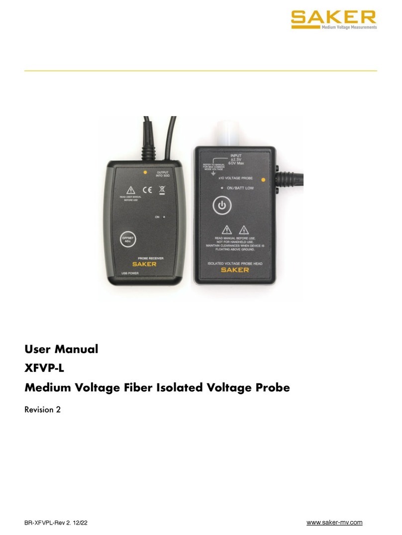 Saker XFVP-L Manuale utente
