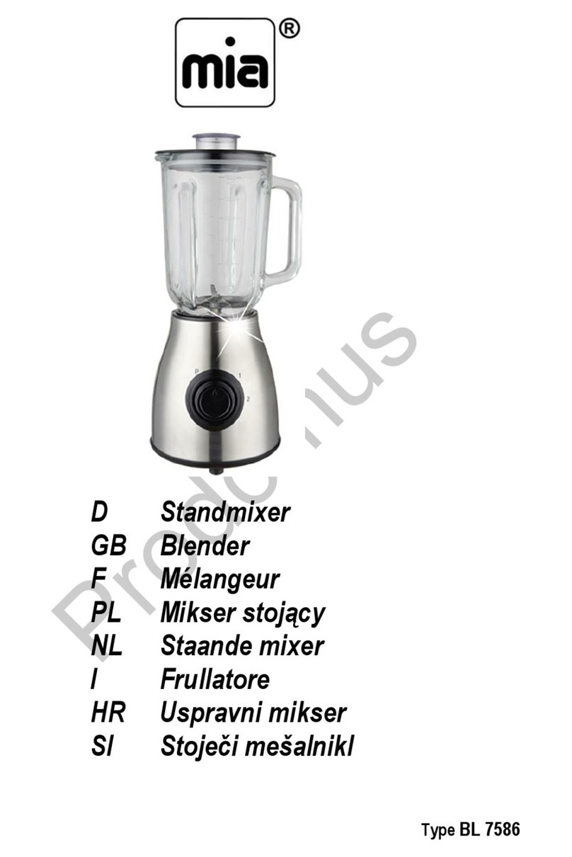 MIA BL 7586 Manuale utente