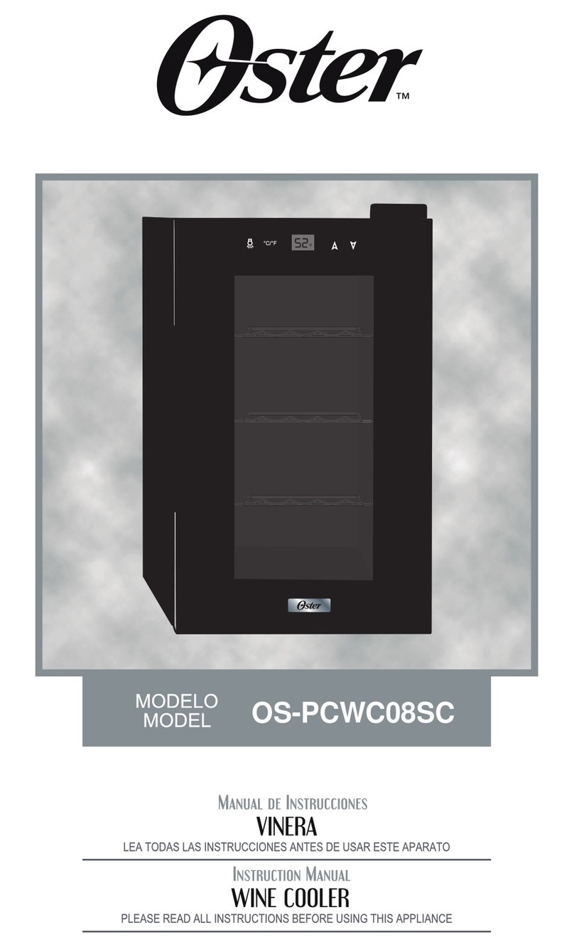 Oster OS-PCWC08SC Manuale utente