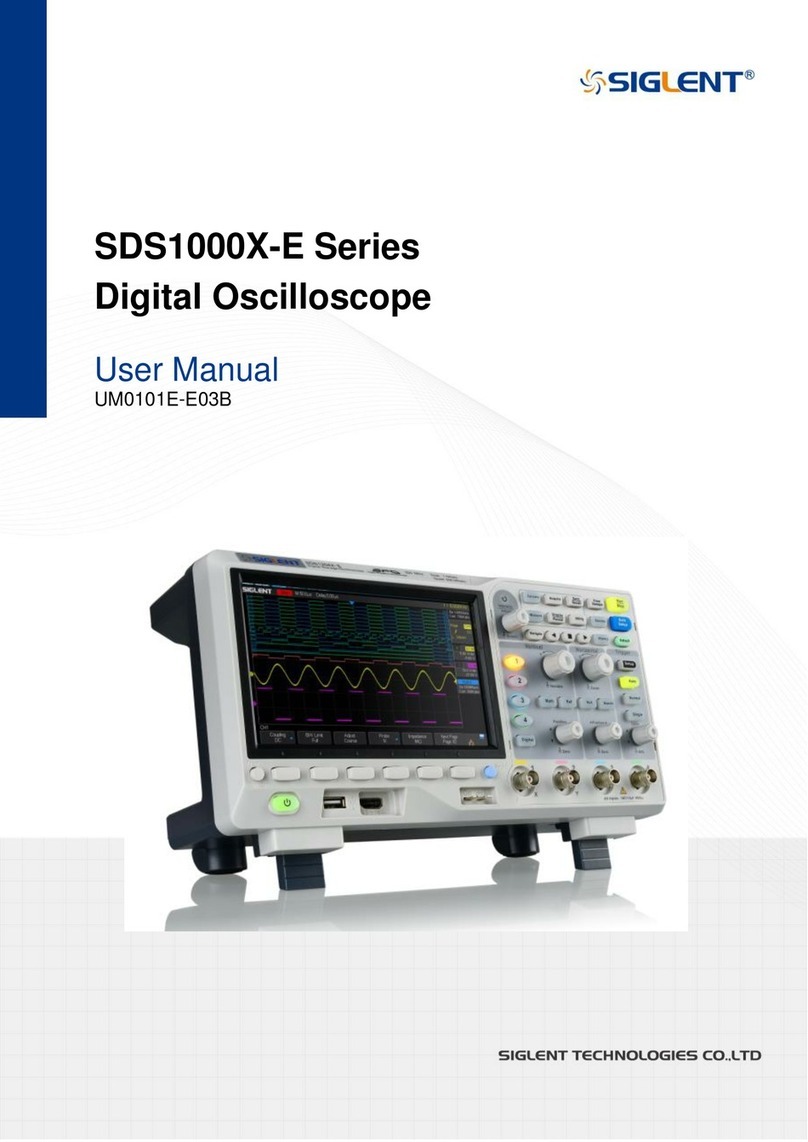 SIGLENT TECHNOLOGIES SDS1104X-E Manuale utente