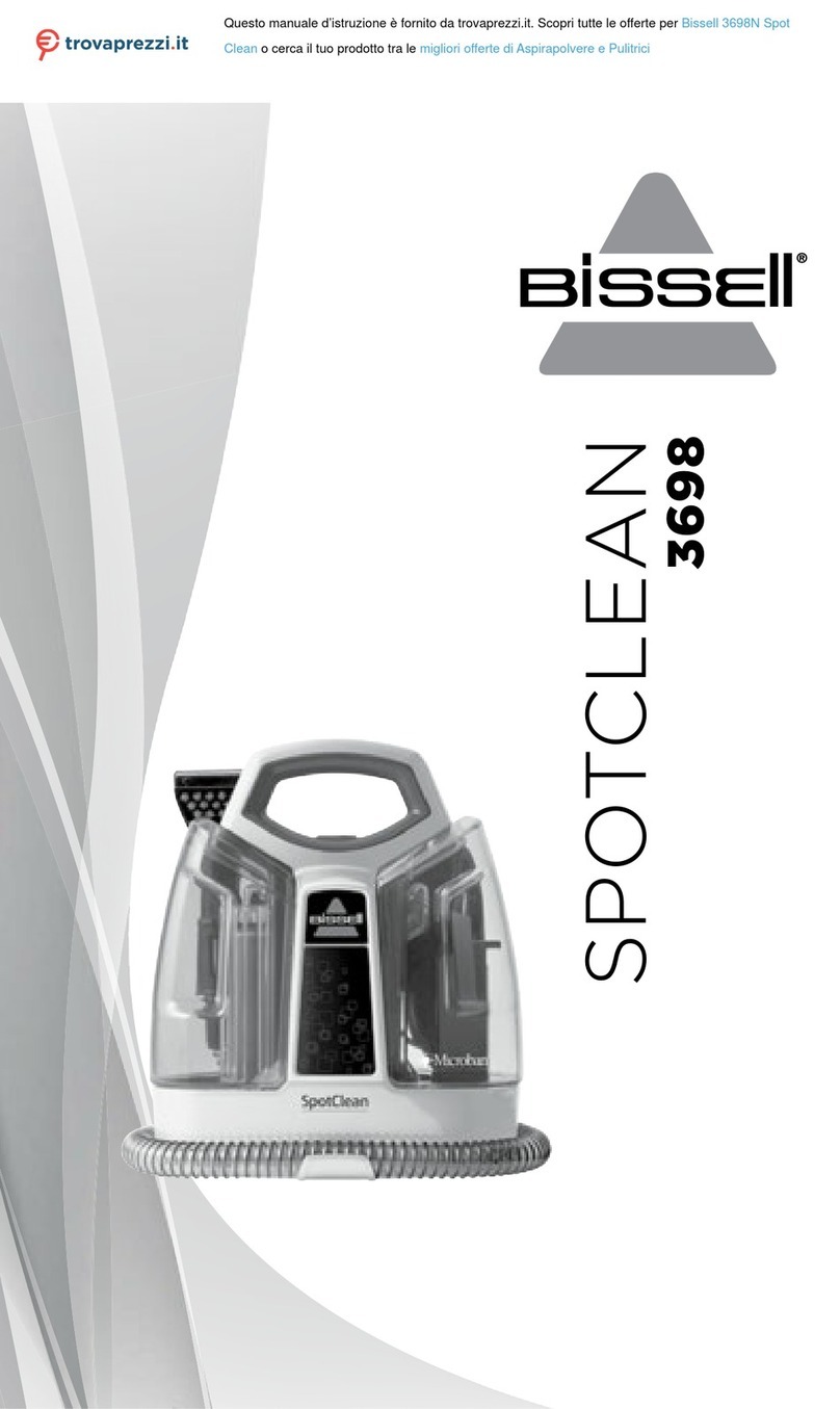 Bissell SPOTCLEAN 3698 Manuale utente