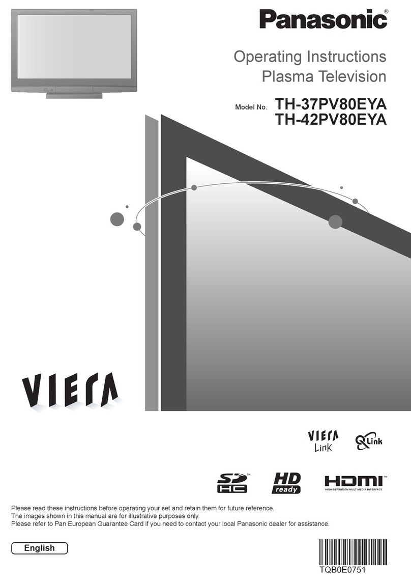 Panasonic TH-37PV80EYA Manuale utente