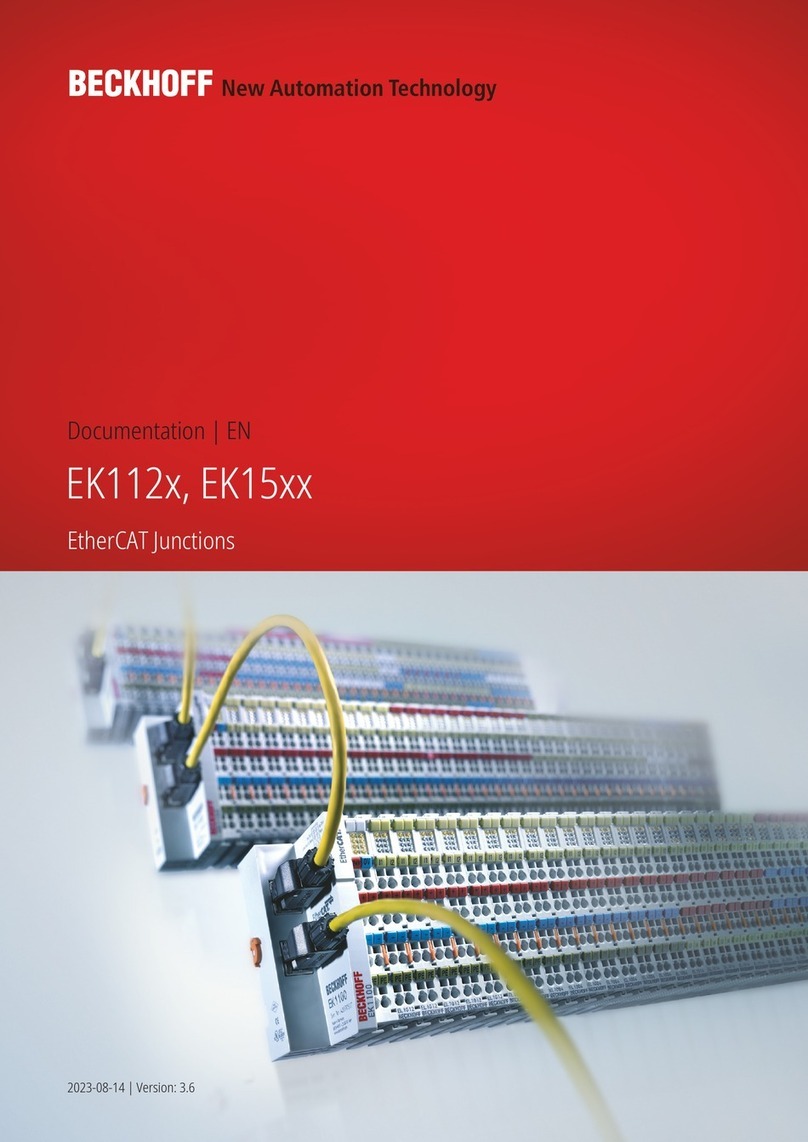 Beckhoff EtherCAT EK112 Series Manuale utente