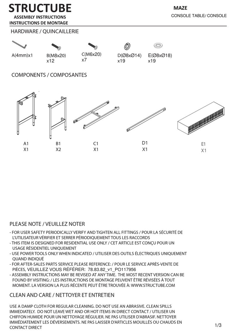 STRUCTUBE MAZE Manuale utente