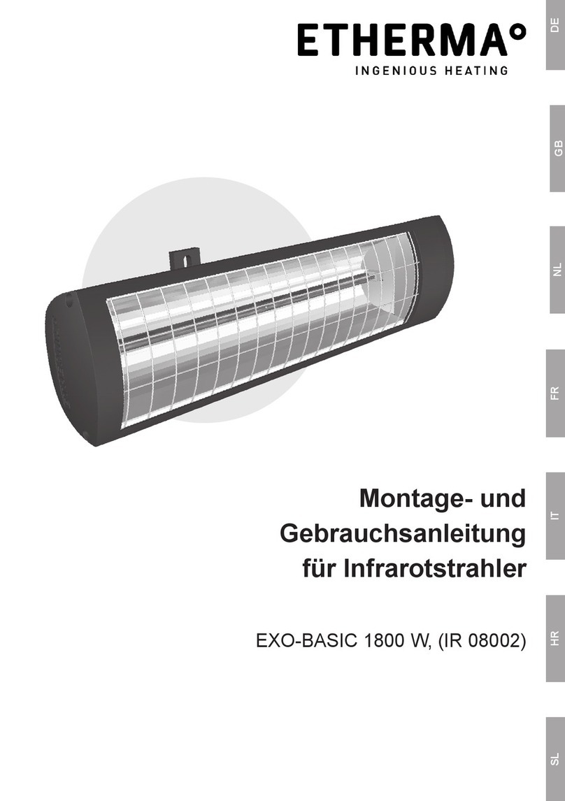 Etherma EXO-BASIC 1800 W Guida rapida