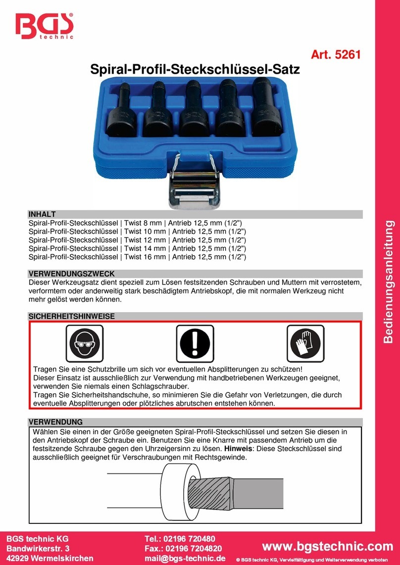 BGS GENERAL 5261 Manuale utente