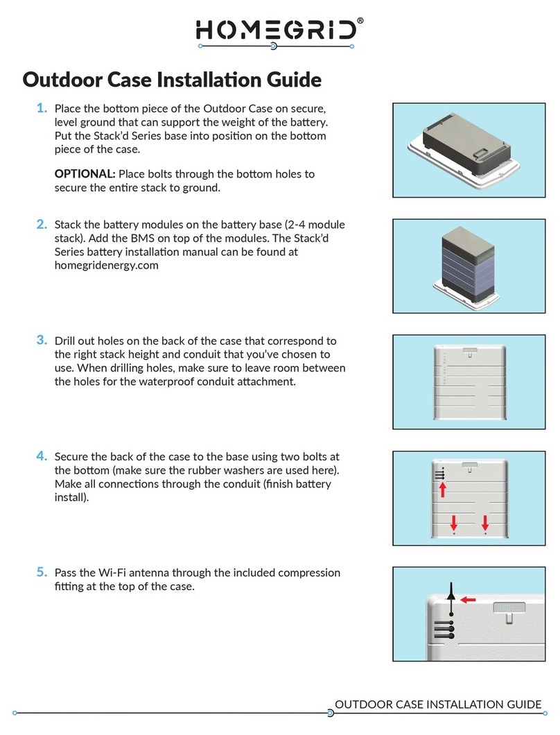 HOMEGRID Outdoor Case Manuale utente