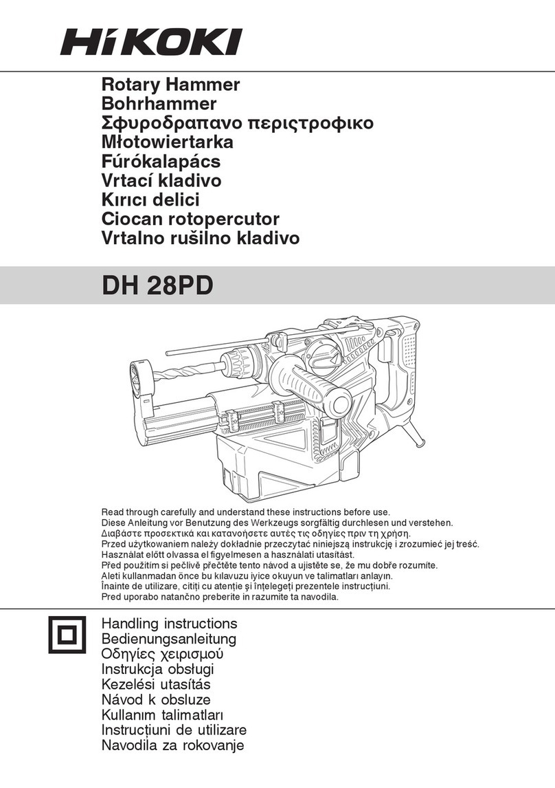 HIKOKI DH 28PD Manuale utente