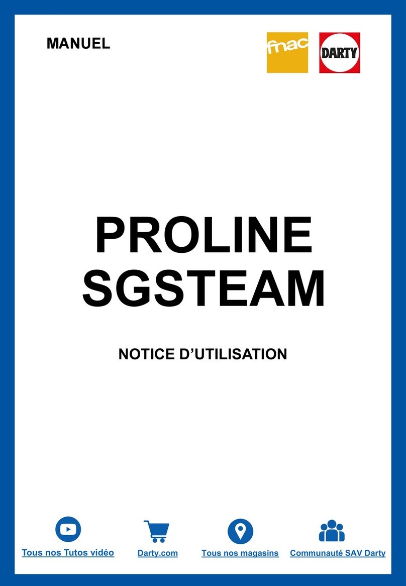 Proline SGSTEAM Manuale utente