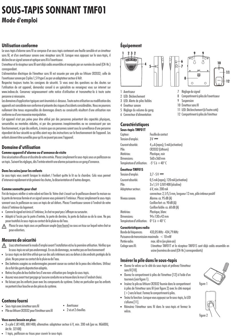 Indexa TMF01 Manuale utente Indexa TMF01 Manuale utente