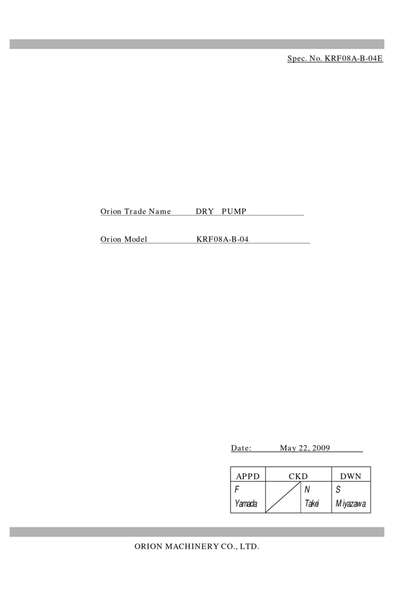 Orion KRF08A-B-04E Manuale utente