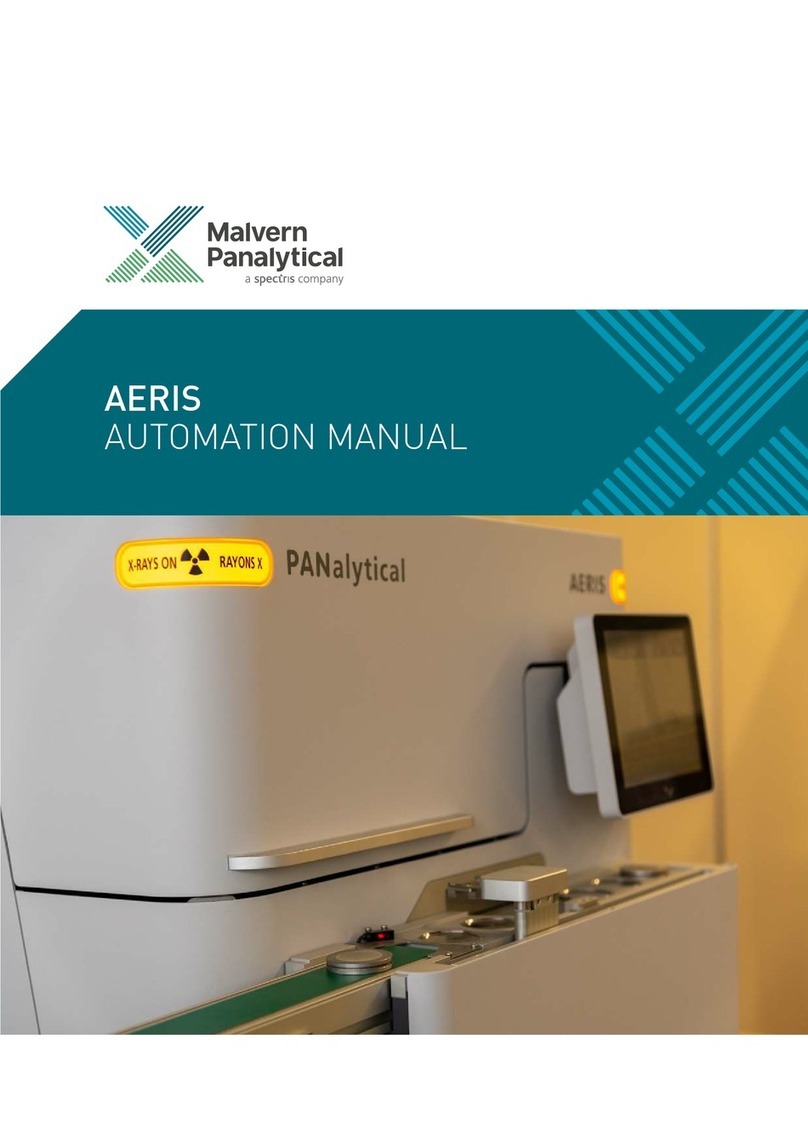 Spectris Malvern Panalytical AERIS Manuale utente