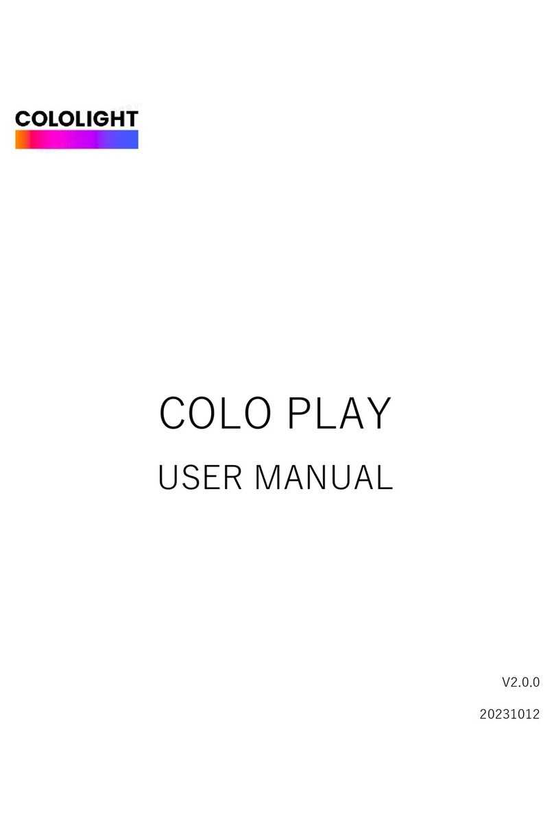 Cololight Colo Play Manuale utente