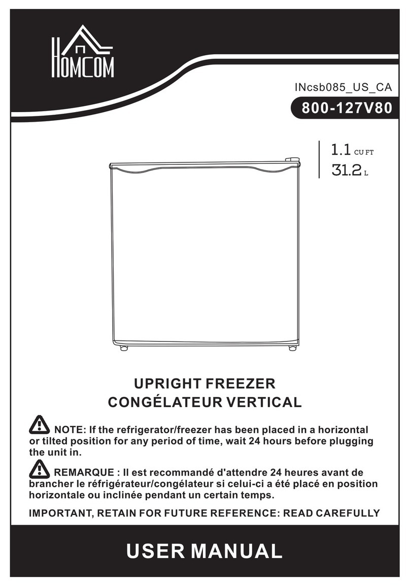 HOMCOM 800-127V80 Manuale utente