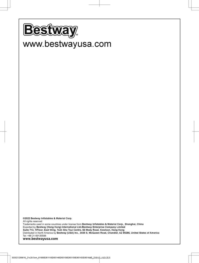 Bestway Hydro-Force Voyager X3 Manuale utente