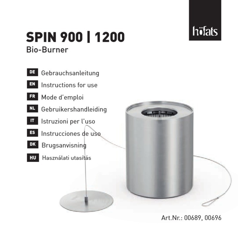 höfats SPIN 900 Manuale utente