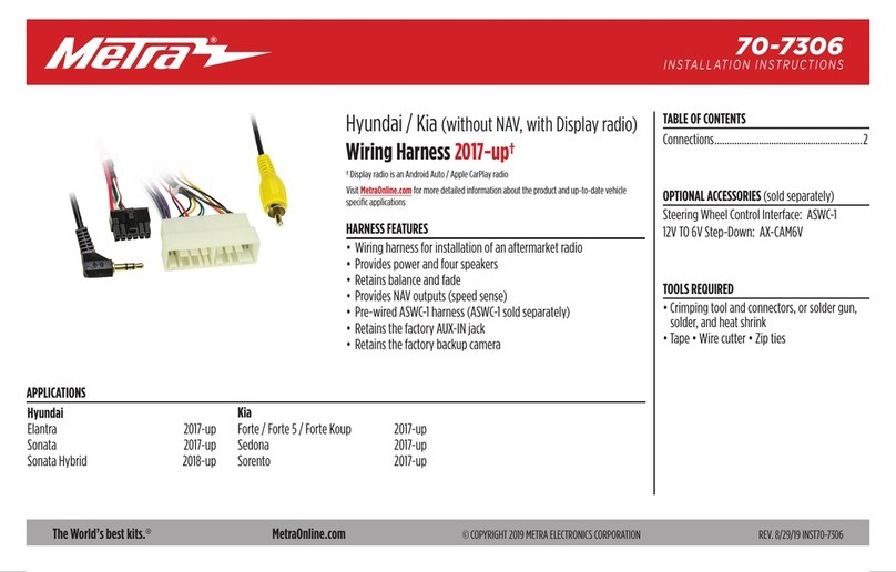 Metra Electronics 70-7306 Manuale utente