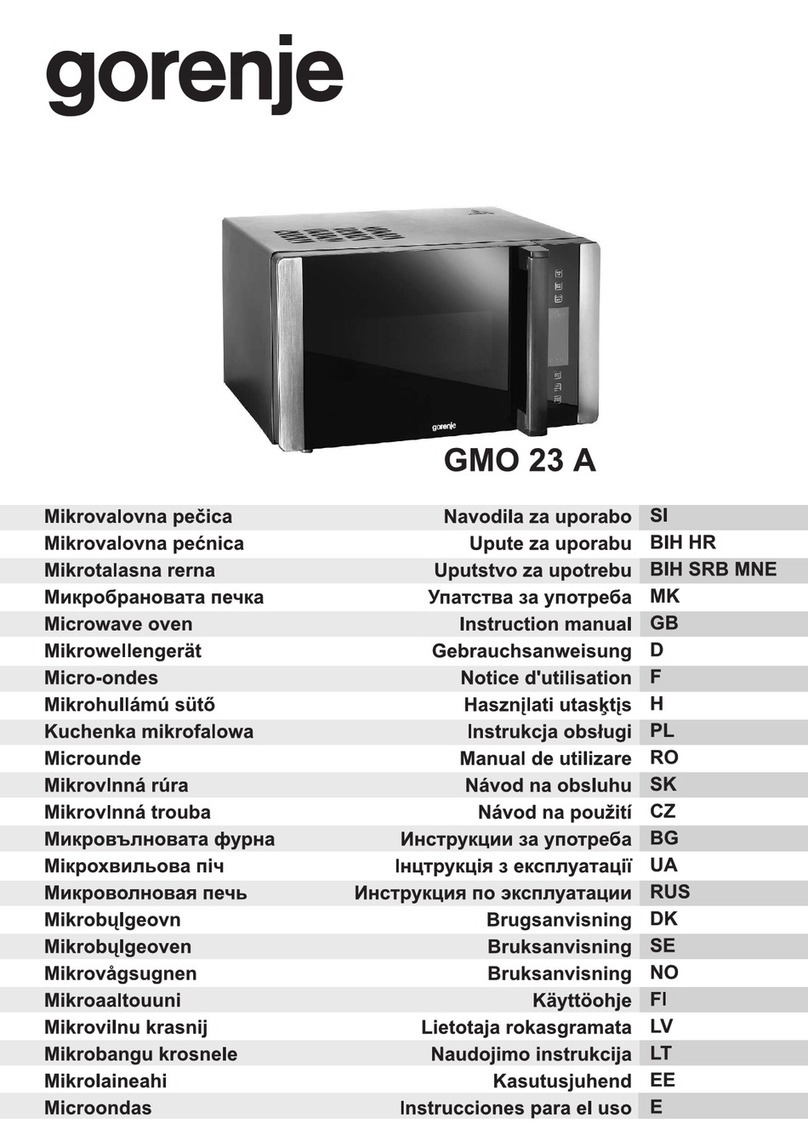 Gorenje GMO 23 A Manuale utente