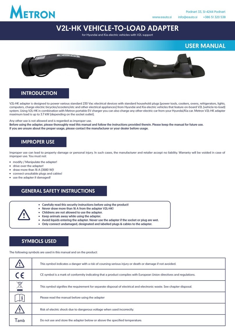 METRON V2L-HK Manuale utente